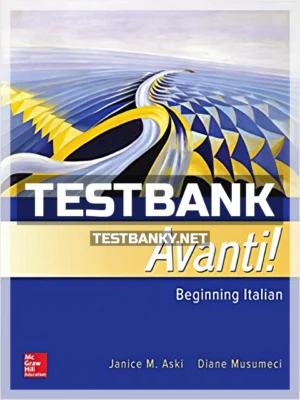 Test Bank for Avanti Beginning Italian 4th Edition Aski ISBN 9780077736446