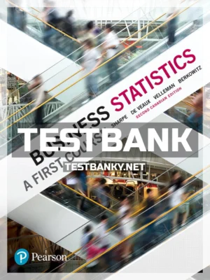 Test Bank for Business Statistics A First Course 2nd Canadian Edition Sharpe ISBN 9780134397740