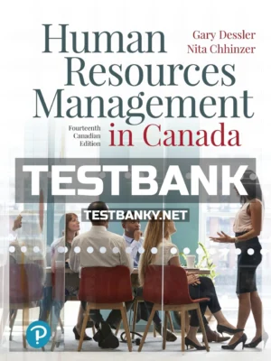 Test Bank for Human Resources Management in Canada 14th Canadian Edition Dessler ISBN 9780134882758