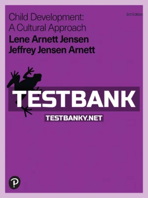 Test Bank for Child Development 3rd Edition Arnett ISBN 9780135163504