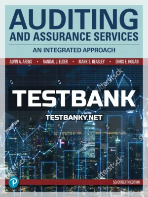 Test Bank for Auditing and Assurance Services 17th Edition Arens ISBN 9780135176115