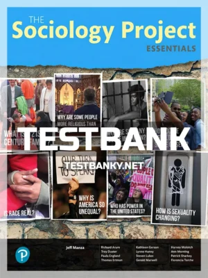 Test Bank for Sociology Project Essentials 1st Edition NYU Sociology Department ISBN 9780135224953