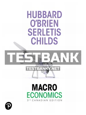 Test Bank for Macroeconomics 3rd Canadian Edition OBrien ISBN 9780135660188