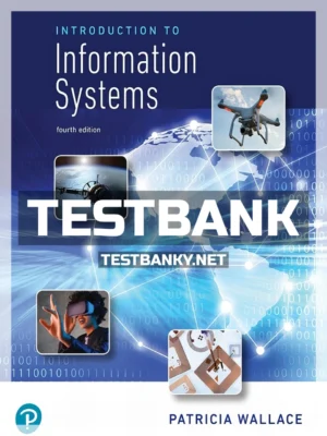 Test Bank for Introduction to Information Systems 4th Edition Wallace ISBN 9780135817001