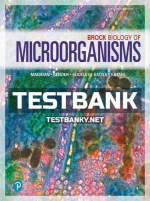 Test Bank for Brock Biology of Microorganisms 16th Edition Madigan ISBN 9780135845554