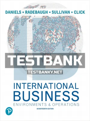 Test Bank for International Business 17th Edition Daniels ISBN 9780135899915