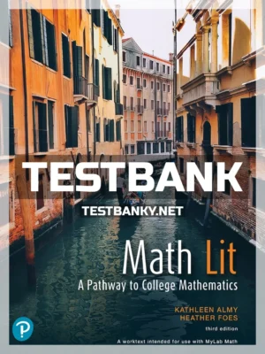 Test Bank for Math Lit 3rd Edition Almy ISBN 9780136824343