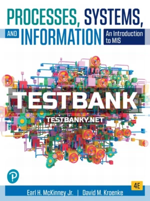 Test Bank for Processes Systems and Information 4th Edition McKinney ISBN 9780136926238