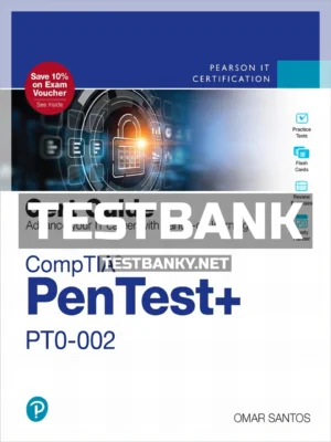 Test Bank for CompTIA PenTest PT0 002 Cert Guide 2nd Edition Santos ISBN 9780137566174