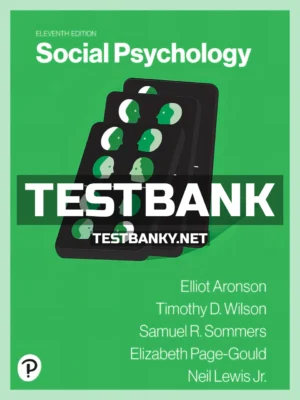 Test Bank for Social Psychology 11th Edition Aronson ISBN 9780137634019
