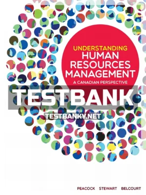 Test Bank for Understanding Human Resources Management A Canadian Perspective 1st Canadian Edition Peacock ISBN 9780176798062