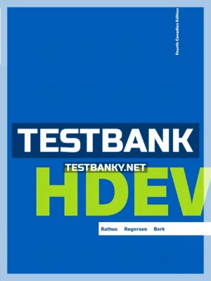 Test Bank for HDEV 4th Canadian Edition Rathus ISBN 9780176874254
