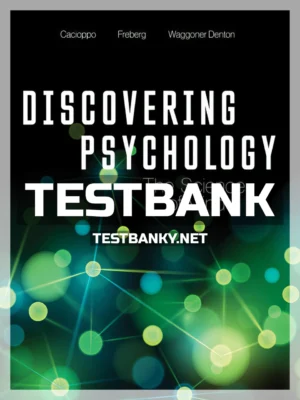 Test Bank for Discovering Psychology 1st Canadian Edition Cacioppo ISBN 9780176877262