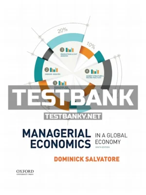 Test Bank for Managerial Economics in a Global Economy 9th Edition Salvatore ISBN 9780190848255