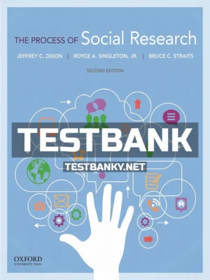 Test Bank for Process of Social Research 2nd Edition Dixon ISBN 9780190876654