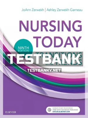 Test Bank for Nursing Today Transition and Trends 9th Edition Zerwekh ISBN 9780323401685