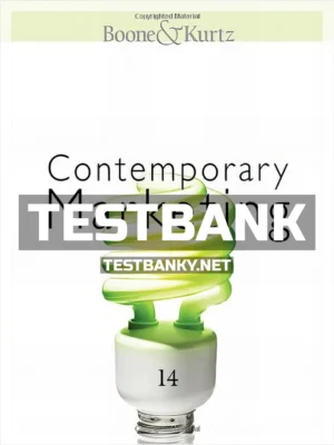 Test Bank for Principles of Contemporary Marketing 14th Edition Kurtz ISBN 9780324828085