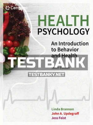 Test Bank for Health Psychology 10th Edition Brannon ISBN 9780357375006