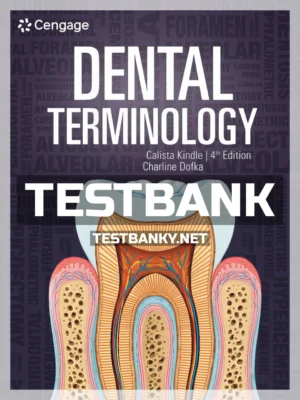 Test Bank for Dental Terminology 4th Edition Kindle ISBN 9780357456828