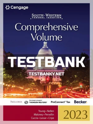 Test Bank for South Western Federal Taxation 2023 Comprehensive 46th Edition Young ISBN 9780357719688