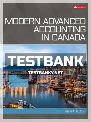 Test Bank for Modern Advanced Accounting in Canada 9th Canadian Edition Herauf ISBN 9781259654695