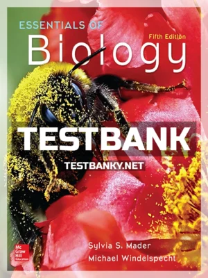 Test Bank for Essentials of Biology 5th Edition Mader ISBN 9781259660269
