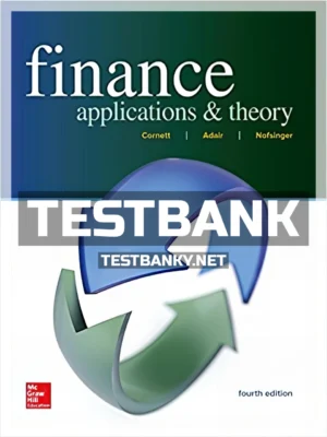 Test Bank for Finance Applications and Theory 4th Edition Cornett ISBN 9781259691416