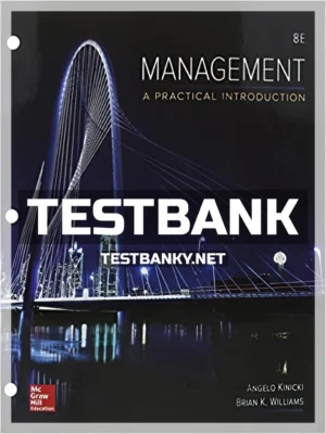 Test Bank for Management 8th Edition Kinicki ISBN 9781259732652