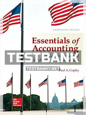 Test Bank for Essentials of Accounting for Governmental and Not for Profit Organizations 13th Edition Copley ISBN 9781259741012