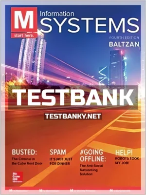 Test Bank for M Information Systems 4th Edition Baltzan ISBN 9781259814297