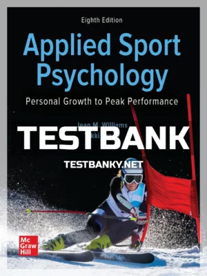 Test Bank for Applied Sport Psychology 8th Edition Williams ISBN 9781259922398
