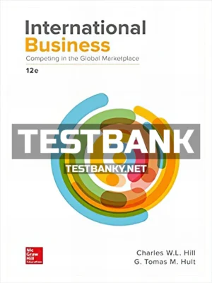 Test Bank for International Business Competing in the Global Marketplace 12th Edition Hill ISBN 9781259929441