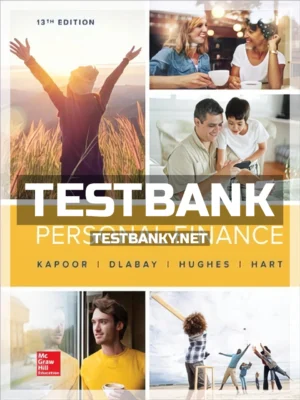 Test Bank for Personal Finance 13th Edition Kapoor ISBN 9781260013993