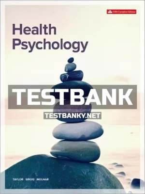 Test Bank for Health Psychology 5th Canadian Edition Taylor ISBN 9781260065831