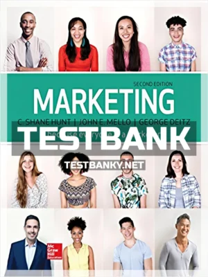 Test Bank for Marketing 2nd Edition Hunt ISBN 9781260089806