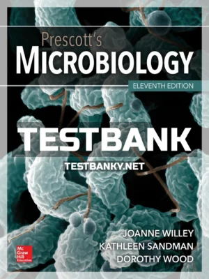 Test Bank for Prescott's Microbiology 11th Edition Willey ISBN 9781260211887