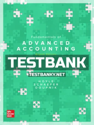 Test Bank for Fundamentals of Advanced Accounting 8th Edition Hoyle ISBN 9781260247831