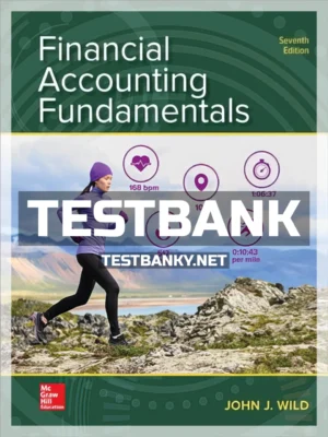 Test Bank for Financial Accounting Fundamentals 7th Edition Wild ISBN 9781260247862