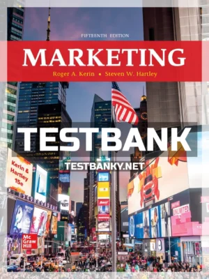 Test Bank for Marketing 15th Edition Kerin ISBN 9781260260366