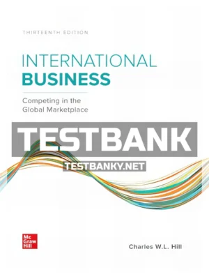 Test Bank for International Business Competing in the Global Marketplace 13th Edition Hill ISBN 9781260262582