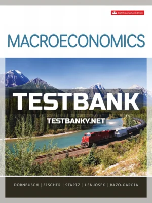 Test Bank for Macroeconomics 8th Canadian Edition Dornbusch ISBN 9781260327038