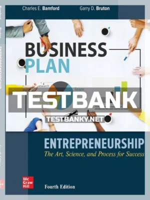 Test Bank for Entrepreneurship 4th Edition Bamford ISBN 9781260682427