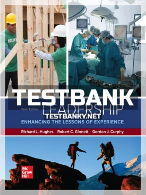 Test Bank for Leadership Enhancing the Lessons of Experience 10th Edition Hughes ISBN 9781260682977