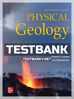 Test Bank for Physical Geology 17th Edition Plummer ISBN 9781260722246