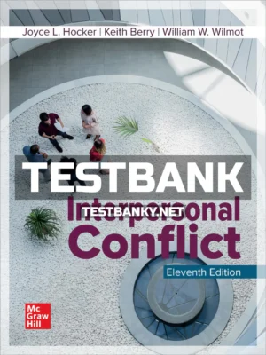 Test Bank for Interpersonal Conflict 11th Edition Hocker ISBN 9781260836950