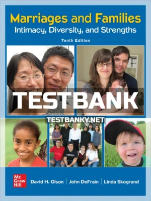 Test Bank for Marriages and Families 10th Edition Olson ISBN 9781260837032