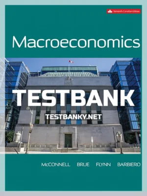 Test Bank for Macroeconomics 16th Canadian Edition McConnell ISBN 9781260881356