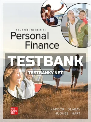 Test Bank for Personal Finance 14th Edition Kapoor ISBN 9781264101597