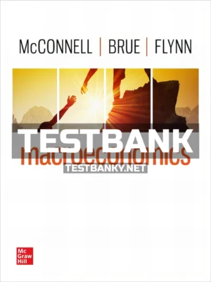 Test Bank for Macroeconomics 22nd Edition McConnell ISBN 9781264112456
