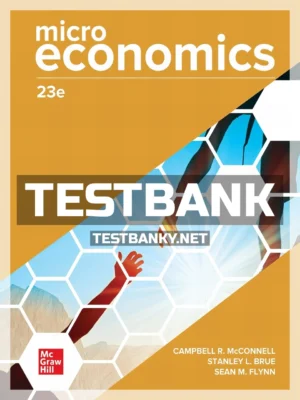 Test Bank for Microeconomics 23rd Edition McConnell ISBN 9781265271442